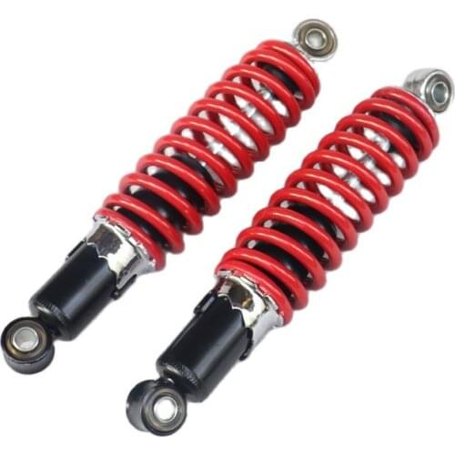 For karting ATV Motocross Electric car front shock absorbers length 250mm red 10mm 2pcs