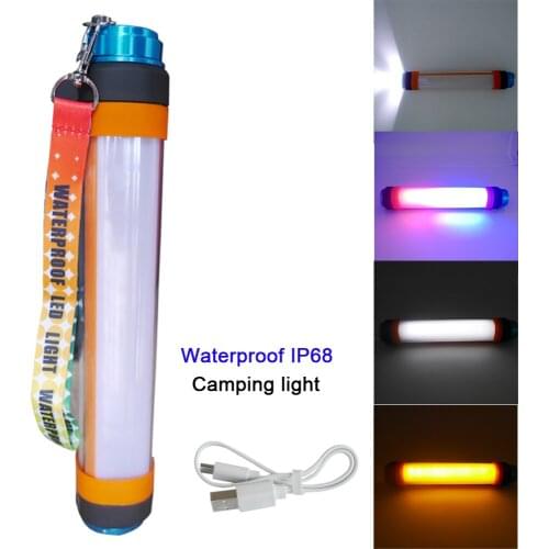 3W/4W/5.5W Portable Dimmable Power Bank Rechargeable Flashing Travel Lamp Waterproof Flashlight Emergency Lights camping