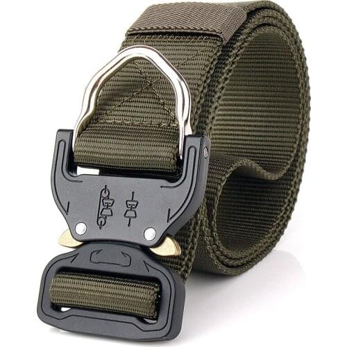 Tactical Belt Multi-function Rappelling Special Forces Outdoor Combat Training Military Mens Hunting Nylon Armed Belt