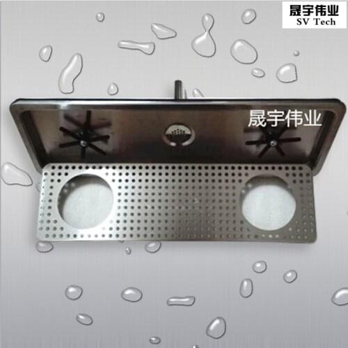 High quality Glass Rinser Drip Tray Stainless Steel Countertop/Steaming pitcher rinse/glass rinser /cup washer