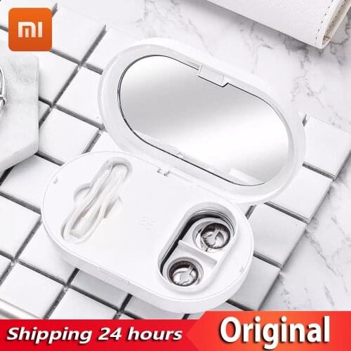XIAOMI Eraclean Contact Lens Case Cleaning Box Portable Ultrasonic Cleaner Automatic Eliminated Bacteria Rechargeable Washer