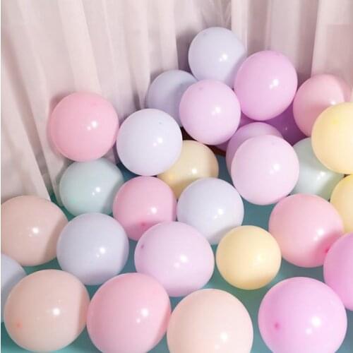 Ynaayu 10pcs Macarons Latex Balloon Candy Ballon Birthday Wedding Party Decoration 10Inch Balloons For Party Supply