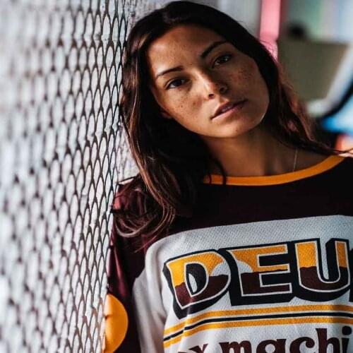 Womens bicycle jersey downhill team jersey enduro moto Jersey Off road long sleeve Motocross jersey cycling tshirt