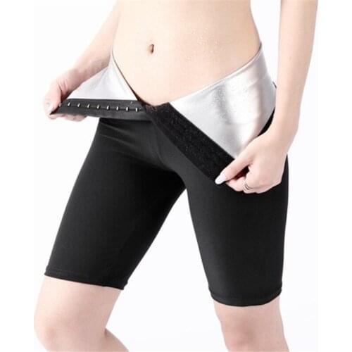 High-waist womens leggings trousers postpartum sweating pants shorts sweaty hip pants waist waistband yoga pants