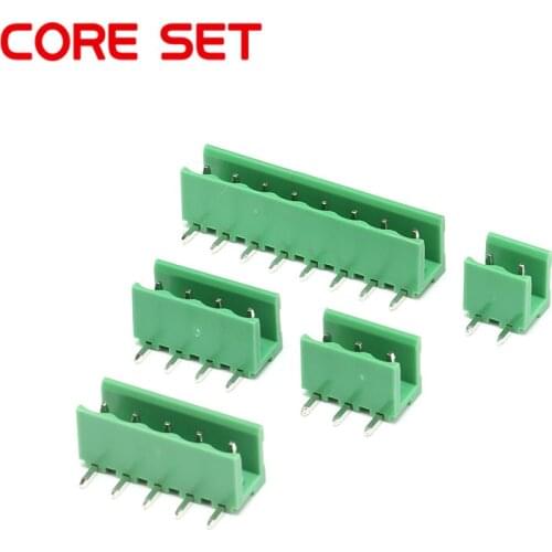 10pcs/Lot 5.08mm Pitch HT5.08 curved Needle Socket 2/3/4/5/8 Pin Terminals Plug PCB Connector Screw Terminal Block 300V 10A