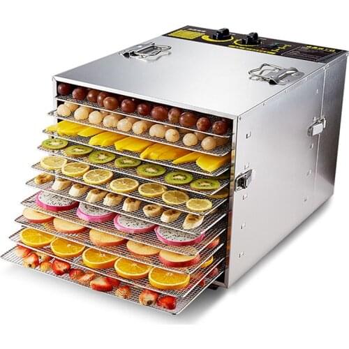10layers Food Dehydrator commercial Fruits dryer and vegetables Meat drying machine Snacks food Dryer