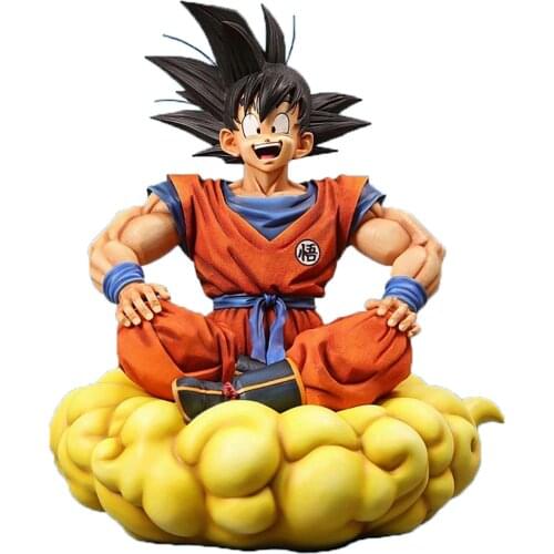 16 Inch Dragon Ball Z Figure GK Son Goku Figma Oversized DBZ Kakarotto Somersault Cloud Cartoon Anime Character Modle Gift Toys