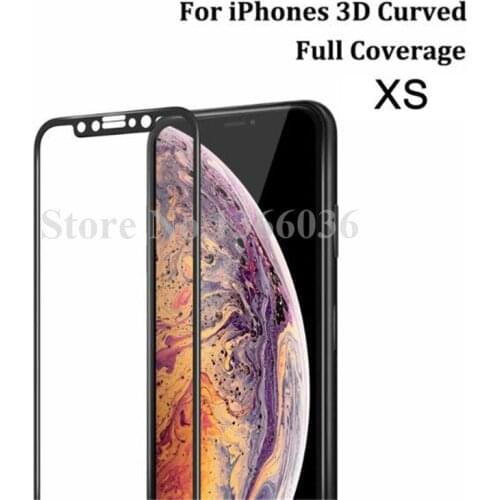 200pcs 3D Curved Soft Edge Carbon Fiber Tempered Glass Screen Protector For iPhone XS MAX/XS/XR/X Carbon fiber tempered glass