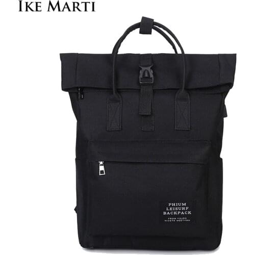 2021 New Backpack Women Large Capacity School Backpack Canvas Rucksack For Girl Fashion Vintage Laptop Travel Bags Men Back Pack