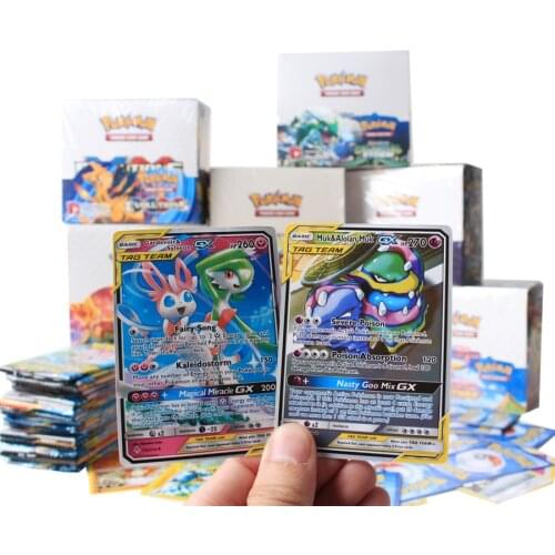 324-360Pcs Pokemon cards TCG: Sun & Moon Unbroken Bonds Booster Box Trading Card Game Pokemon Card Kids Toys