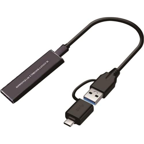 40JB M.2 External Hard Disk Drive Adapter Dual Protocol Hard Disk Type-C USB 3.1 External Case 2TB 10Gbps High Speed Hard