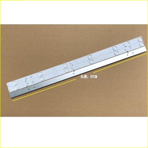 6Pieces/lot FOR 32-inch 6LED LED lamp bar 6V Universal Hisense LCD TV LED backlight substrate lamp bar 6 lamp 57CM