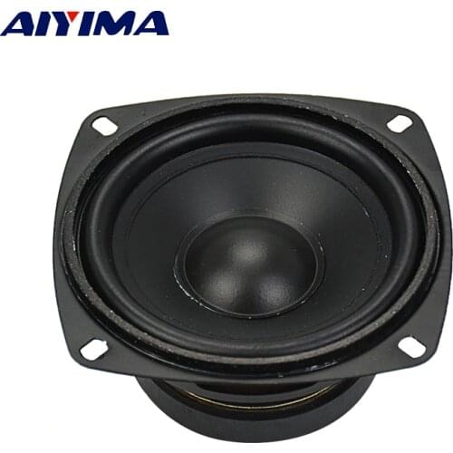 AIYIMA 1Pc 4 inch Audio Subwoofer Speaker 30 W 8 ohm Woofer Midrange Bass Computer Speakers For Home Theater Sound System