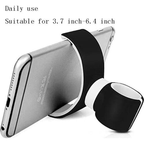 Double C 360 Rotating Universal Air Vent Mount Car Holder Stand Bike Bicycle Cell Desktop Phone Holder For iphone 11 XS Support