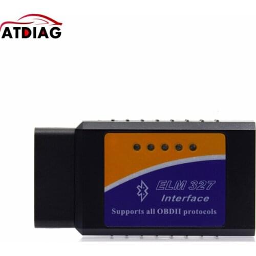 V2.1 Bluetooth ELM327 ELM 327 OBDII Diagnostic Interface OBD2 Auto Car Diagnostic Scanner for android torque software