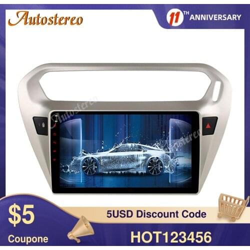 Wireless Carplay For CITROEN Elysee 2014-2017 PEUGEOT PG 301 Android 10 Car Player GPS Map Navigation HeadUnit Multimedia Player