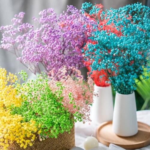 Gypsophila Baby Breath Million Stars Natural Plant Preserved Dried Flowers Wedding Decoration Customized Valentines Day Gifts