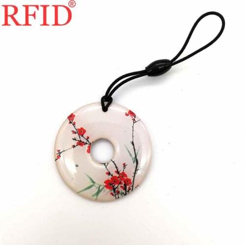 ID 125KHZ T5577 Rewriteable Writable Token Tag Keyfob RFID Blank Card Keychain For Copier Duplicator Cloner Access Control Card