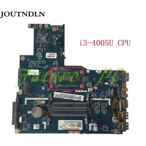 JOUTNDLN FOR LENOVO IDEAPAD B50-70 Laptop Motherboard 5B20G06389 ZIWB2 ZIWB3 ZIWE1 LA-B092P W/ i3-4005U CPU Test work