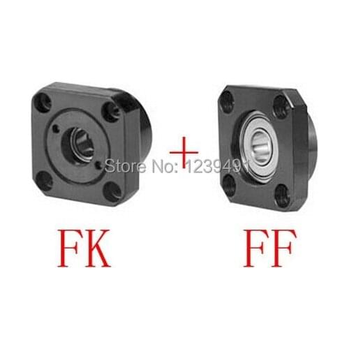 2sets ( Fixed Side FK10 + Floated Side FF10) Ball screw End Supports