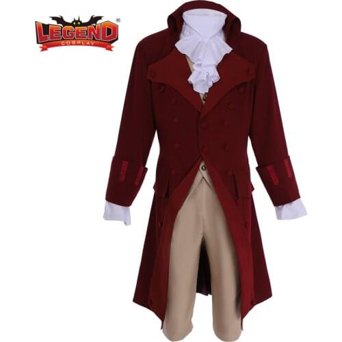 Colonial Hamilton outfit cosplay Costume musical Hamilton George Washington Costume AMERICA FOUNDING FATHER COSPLAY costume