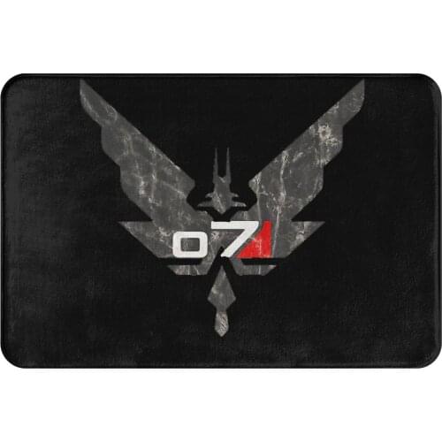 Mass Effect Commander Shepard Game Bedroom Mat O7 Doormat Kitchen Carpet Balcony Rug Home Decor