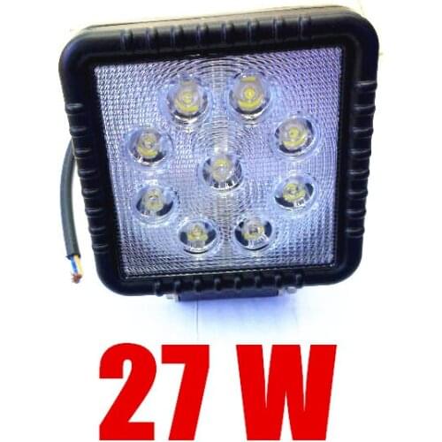 Square 27W 9 LED Work Working Spot Light for Light house Boat Car Truck 12V 24V Traffic Light