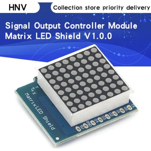 Matrix LED Shield V1.0.0 For WEMOS D1 Mini Digital Signal Output Controller Module 8 X 8 Dot Board Control