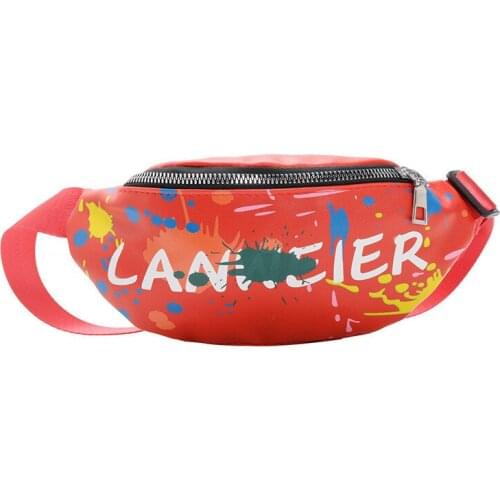 Toddler Boys Girls Chest Bag Fanny Pack Trendy Letter Print Crossbody Bum Bag Waist Pack for Daily Trip