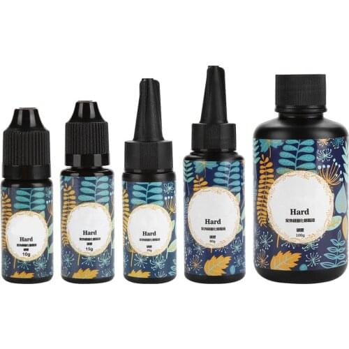 10/15/25/60/100/200g Crystal Epoxy UV Resin Glue Ultraviolet Curing Gel UV Resin Clear Glue DIY Jewelry Making Accessories