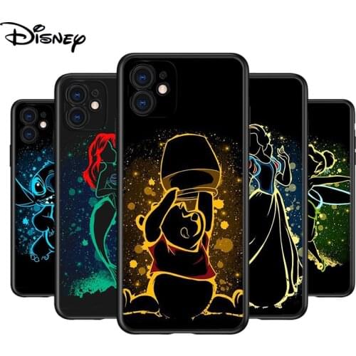 Silicone Cover Elsa Ariel Princess For Apple IPhone 12 Mini 11 Pro XS MAX XR X 8 7 6S 6 Plus 5S SE Phone Case