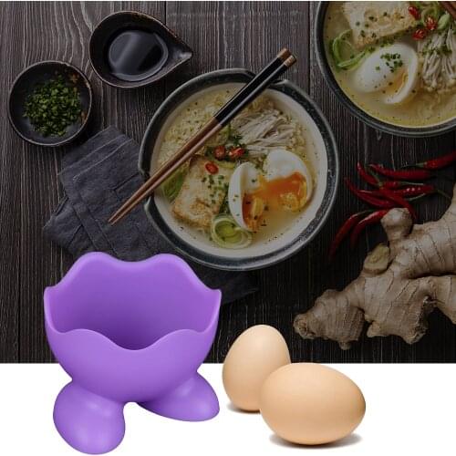 Silicone Eggcup Egg Holder Cup Boiler Egg Poacher Eggs Holder Food Grade Boiler Holder Cook Poach Eggcup Breakfast Tools