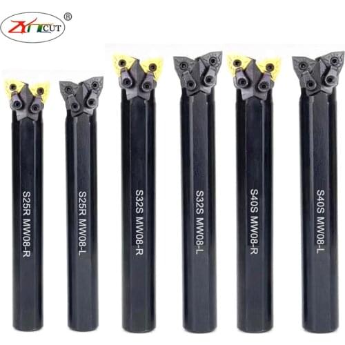 S25R S32S S40S MW08-R -L Inner hole and outer circle one double head Positive and negative integrated compound turning tool bar
