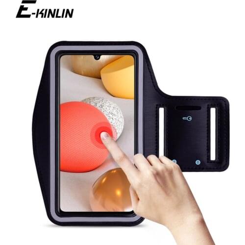 Waterproof Running Sport Gym Arm Band For Samsung Galaxy A32 A02 F62 F41 A12 A02s A42 5G Phone holder Case Cover