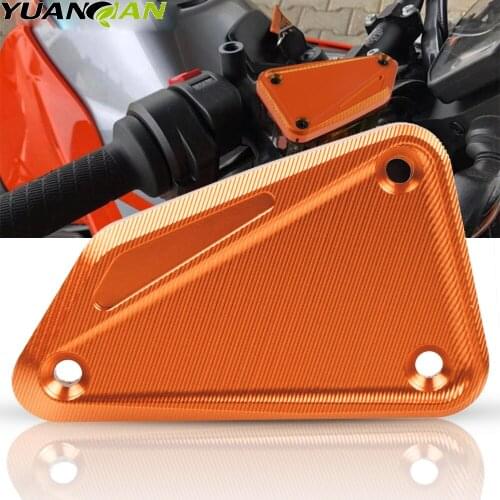 Motorcycle Rear Front CNC Brake Fluid Cap Cover Master Cylinder Reservoir Fluid Plug For 790 2018-2019 790 ADVENTURE