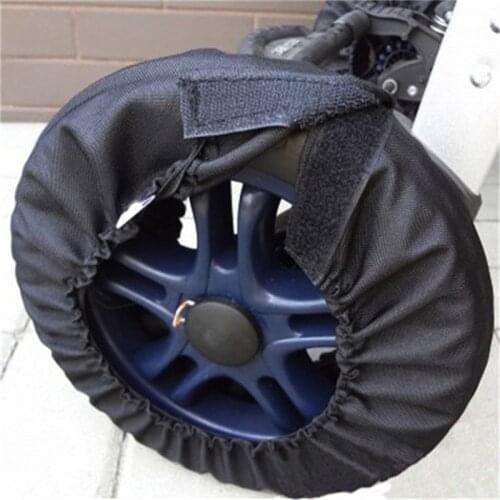 1Pc Pritical Baby Carriage Wheel Dustproof Cover Protective Floor Keep Clean High Quality 2 Sizes