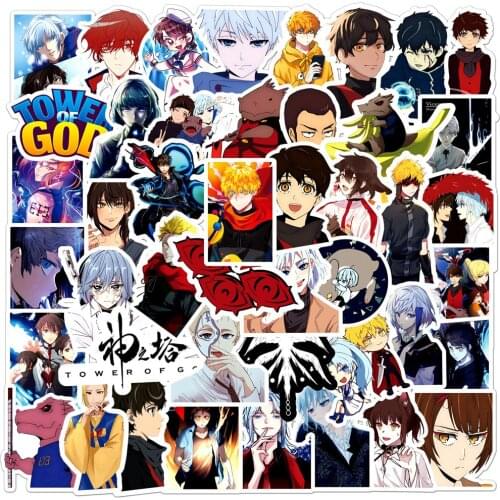 10/50Pcs Cartoon Anime TOWER OF-GOD Stickers Skateboard Fridge Guitar Laptop Motorcycle Luggage Waterproof Kids Sticker Toy Gift