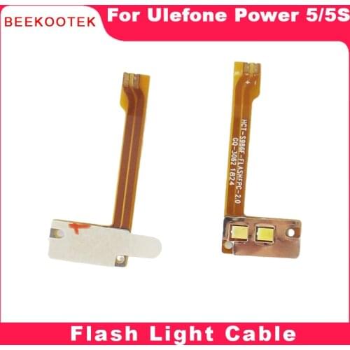 BEEKOOTEK Original New Ulefone Power 5/Power 5S Flash Light FPC Cable LED For Ulefone Power 5S Phone