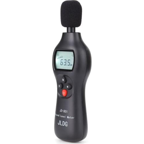 JD-801 Mini Noise Tester High Accuracy 30-130dB Digital Audio Sound Level Meter Diagnostic Sound Noise Measurement Tools