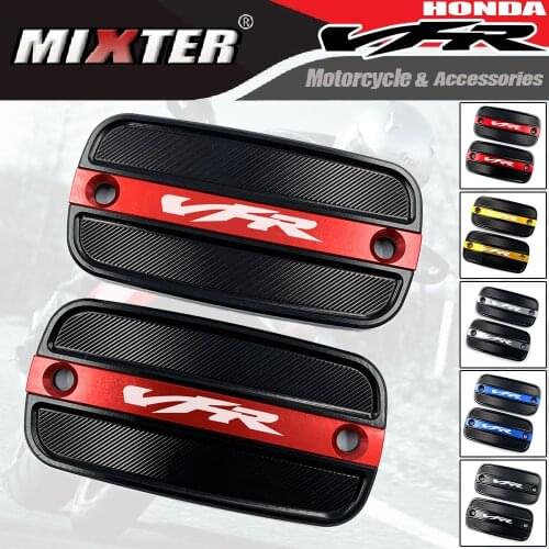 Motorcycle Decorative Guard Brake Fluid Reservoir Cover Cap For HONDA VFR800 VFR800X Crossrunner VFR800F VFR1200X Crosstourer