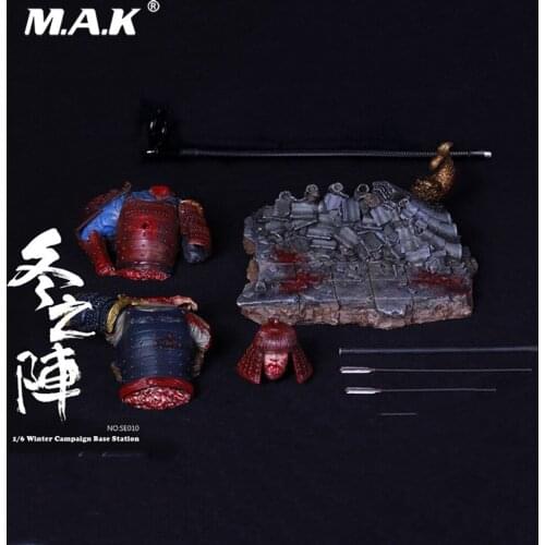 SE010 1/6 Scale Figure Scene Accessories Japans Warring States Winter Campaign Base Station Platform for 12'' Action Figure