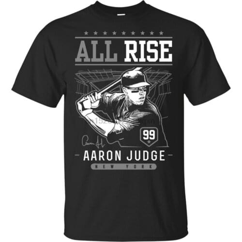 Aaron Judge All Rise T-Shirt New Aaron Judge York Yankees Tee Shirt Short Sle... Apparel Casual Tee Shirt