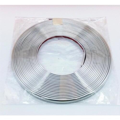 Electroplated wheel hub anti-collision protection strip 8m for a pack of automobile wheel hub decoration rubber strip