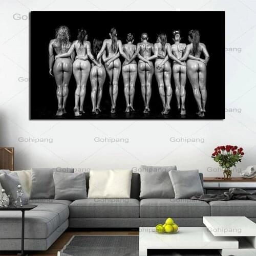 Nude Model Art Women Canvas Posters and Prints Girls Wall Canvas Painting Decorative Pictures for Living Room Home Decoration