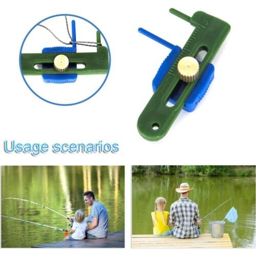Hook Line Tier Portable Adjustable Loop Calibration Knotter for Fishing Bait Lure Hook Line Tier Knotter for Fishing Bait Lure