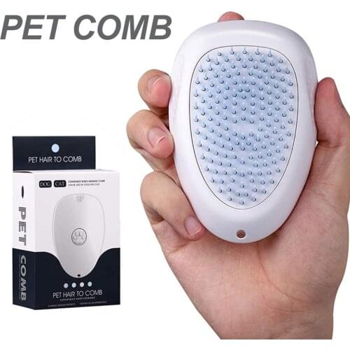 Pet Massage Grooming Brush Cat Hair Remover Washable care shedding massage bath brush for dogs and cats Hair