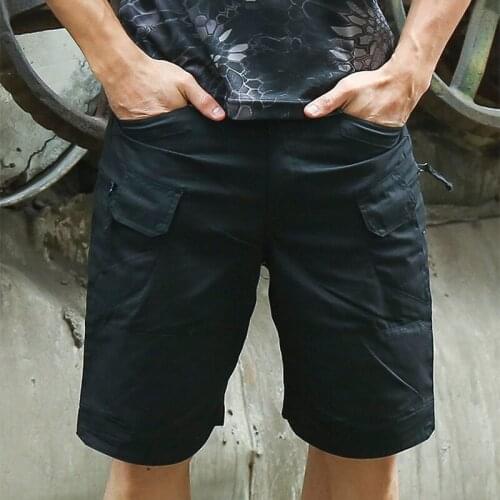 Men Relaxed-Fit Work Short Multi-pocket Outdoor Daily Sport Casual Cargo Shorts -OPK