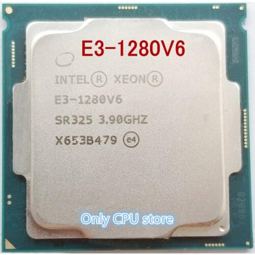 Original Intel Xeon Processor E3-1280V6 E3-1280 V6 Quad-Core Processor LGA1151 CPU E3 1280 V6