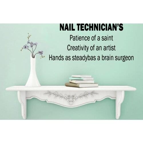 Drop Shipping nail salon Home Decor Wall Stickers For Kids Room Living Room Home Decor Decoration Accessories