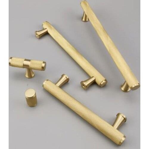 96 128 160mm Pure brass carved furniture hardware handle brass kitchen cabinet dresser cupboard drawer shoe cabinet knob handle